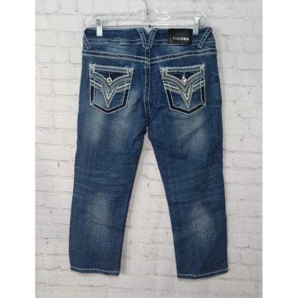 Vigoss Jeans Capri Women’s Size 29x21 (30x22) - Picture 3 of 6